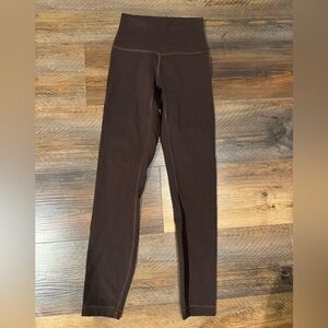 Lululemon Athletica Brown High-Rise Leggings